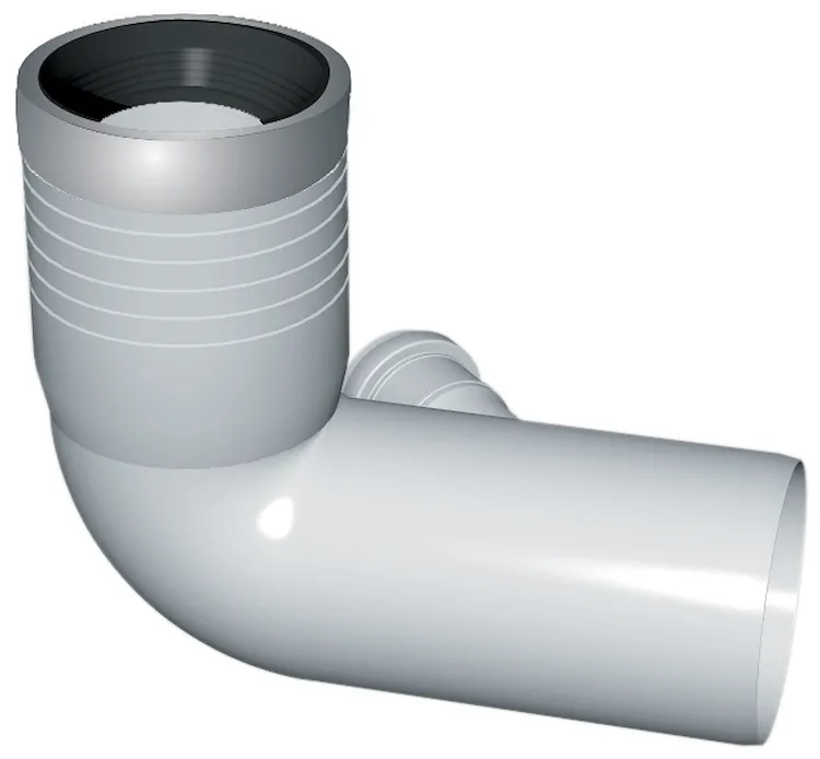 P.p. curva wc diam.110 c/att.sx50 codice prod: DSV01050 product photo