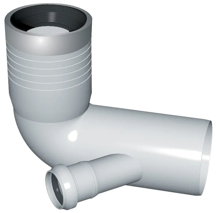 P.p. curva wc prolungata d.110 c/a.sx40 codice prod: DSV01063 product photo