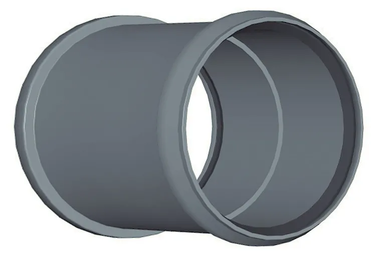 P.p. manicotto a 2 bicc.diam.110 codice prod: DSV01004 product photo