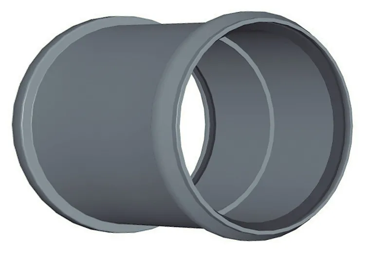 P.p. manicotto a 2 bicc.diam.160 codice prod: DSV01006 product photo