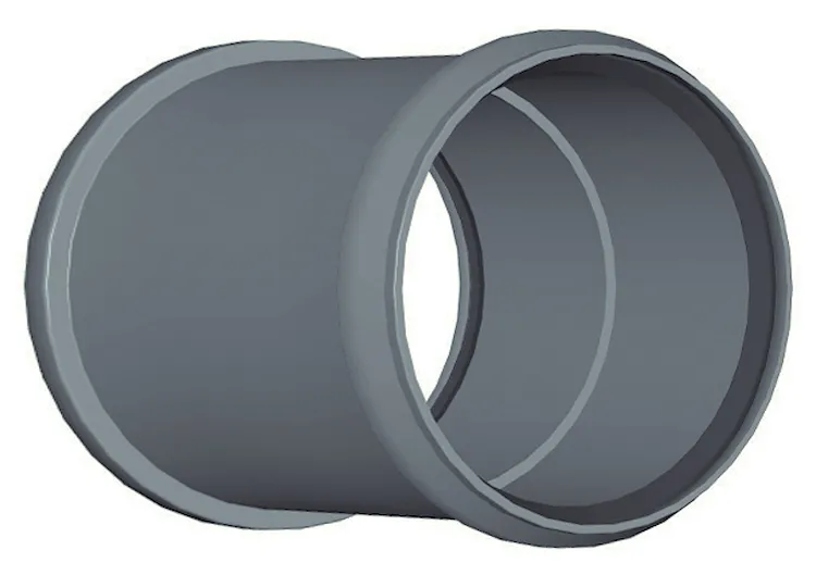 P.p. manicotto a 2 bicc.diam. 32 codice prod: DSV01007 product photo