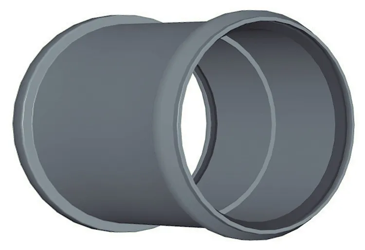 P.p. manicotto a 2 bicc.diam. 50 codice prod: DSV01009 product photo