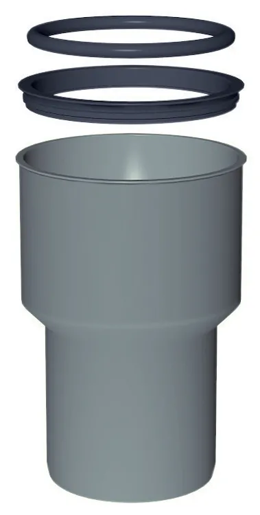 P.p. raccordo per tubo ghisa d. 75 codice prod: DSV01085 product photo