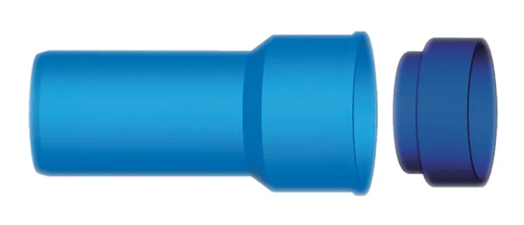 Raccordo diritto con tappo tre strati d.40-46,0 codice prod: IT00192 product photo