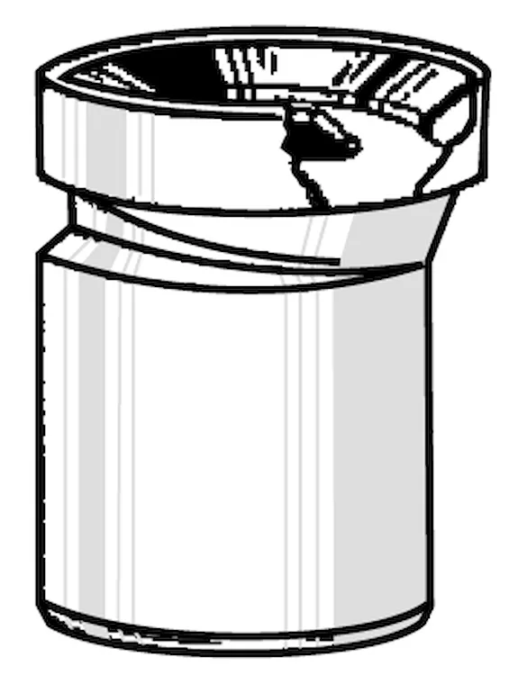 Raccordo wc bianco ecc. dn 110 l160 codice prod: DSV02053 product photo