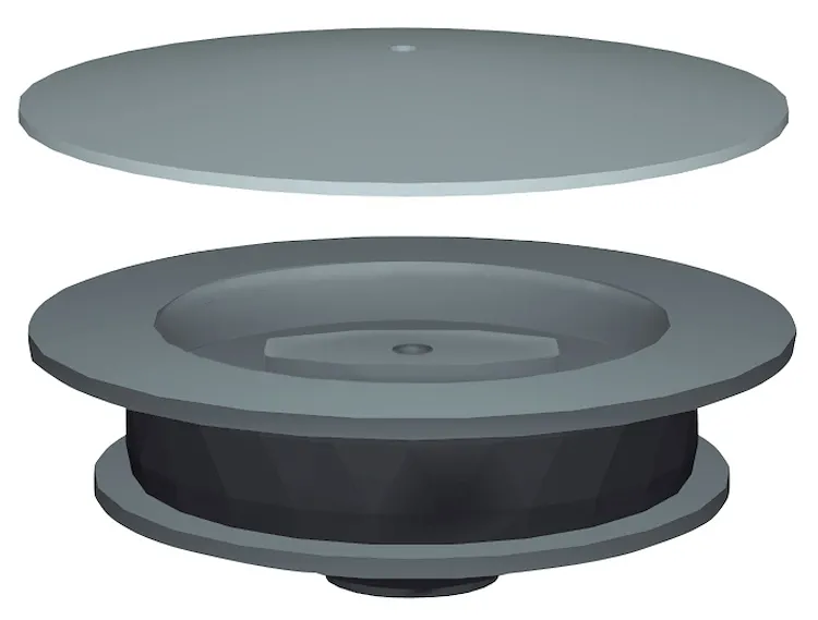 Tappo con piattello inox e vite dn codice prod: DSV01017 product photo