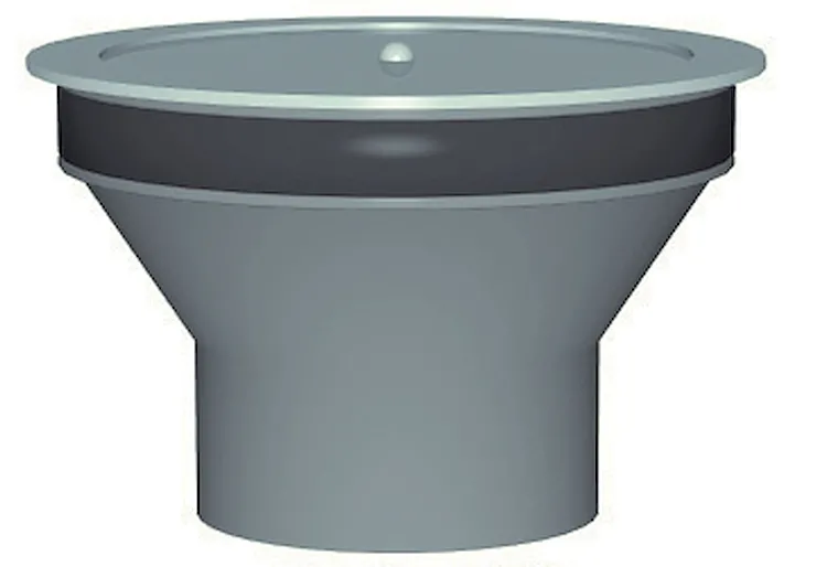 Tappo inox grigliato dn 100 codice prod: DSV01019 product photo