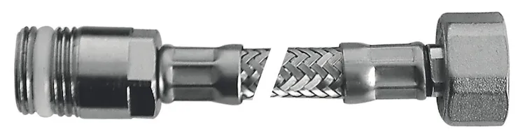 Flessibile Flex inox c/rosone mp 1/2"xf1/2"l.250 codice prod: DSV04709 product photo