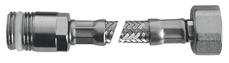 Flessibile Flex inox c/rosone mp 1/2"xf1/2"l.300 codice prod: DSV04710 product photo