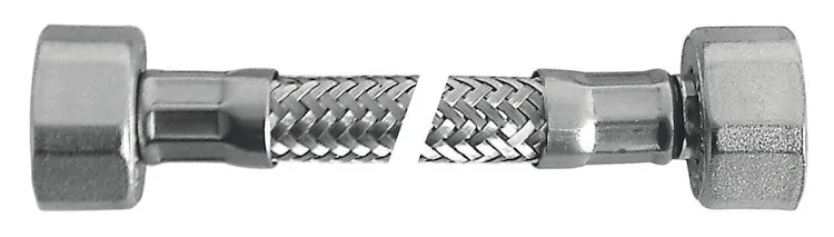 Flessibile Flex inox c/rosone mp 1/2"xf1/2"l.800 codice prod: DSV04715 product photo