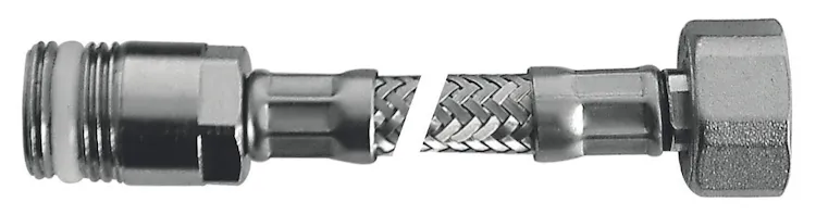 Flessibile Flex inox c/rosone mp 1/2"xf3/8"l.800 codice prod: DSV04725 product photo