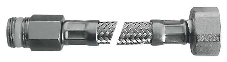 Flessibile Flex inox c/rosone mp 3/8"xf1/2"l.250 codice prod: DSV04699 product photo