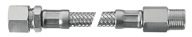 Flessibile Flex inox con attacco bicono d.10 mp3/8"l.350 codice prod: DSV04768 product photo