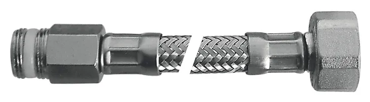Flessibile Flex inox con rosone mp 3/8"xf3/8"l.300 codice prod: DSV04690 product photo