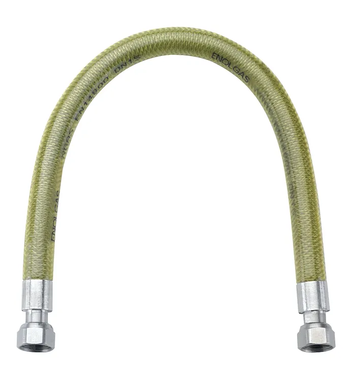 Flessibile in acciaio inox ff 1/2 l1000 gas a norma en 14800 codice prod: DSV12422 product photo