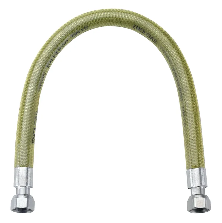 Flessibile in acciaio inox ff 1/2 l1500 gas a norma en 14800 codice prod: DSV12424 product photo