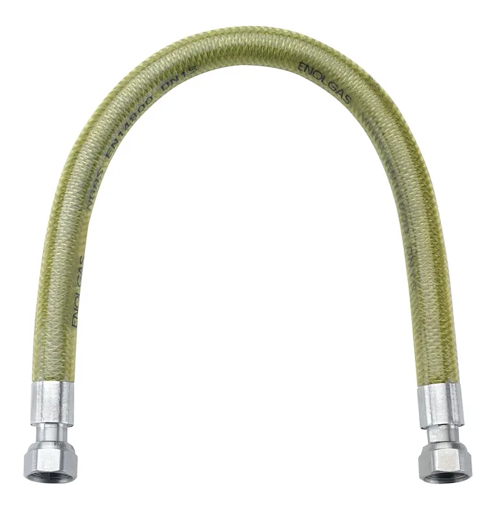 Flessibile in acciaio inox mf 1/2 l 750 gas a norma en 14800 codice prod: DSV12427 product photo