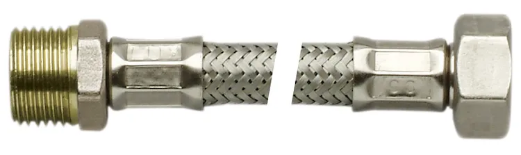 Flex inox m.norm. m 3/8 f 3/8 l.400 codice prod: DSV04620L product photo