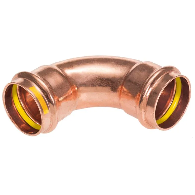 Curva rame a pressare B-Press 90° ff 28 mm. gas codice prod: PG5002 0280000 product photo