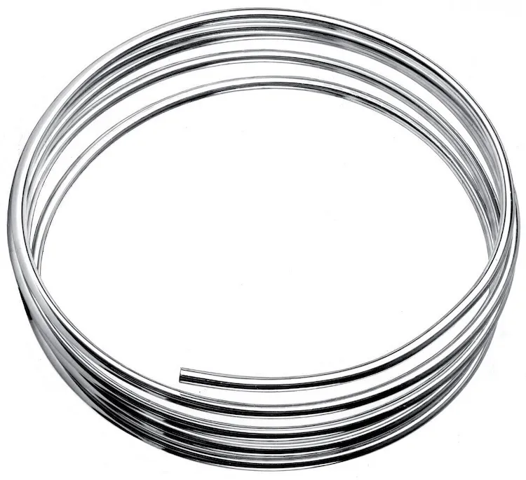 Tubo rame in rotolo cromato diam.10 codice prod: DSV13873 product photo