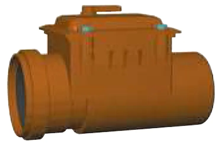 Valvola antirifl.pvc d.200 codice prod: DSV08595 product photo