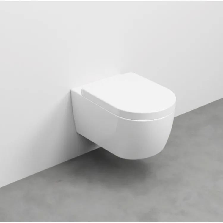 Smile wc sospeso bianco talco senza brida codice prod: SMVSNWTL product photo