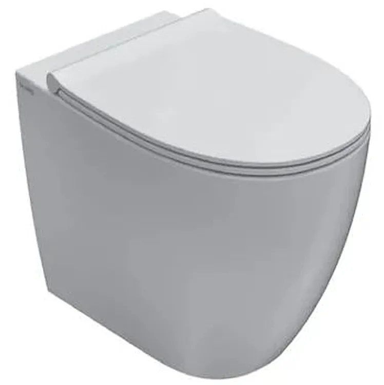 4All wc a terra senza brida bianco lucido con fissaggi nascosti codice prod: MD004BI product photo