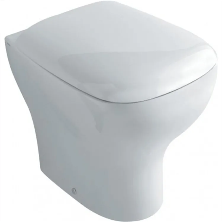 Argento Genesis wc a terra bianco lucido codice prod: GEA01BI product photo