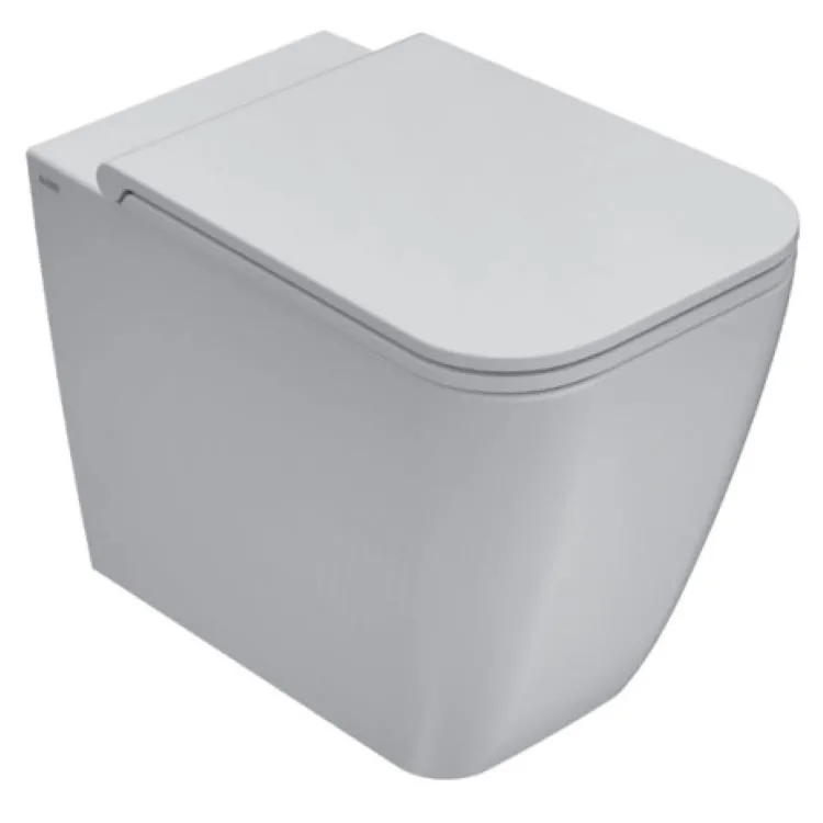 Stone wc a terra bianco lucido con fissaggi nascosti codice prod: ST001BI product photo