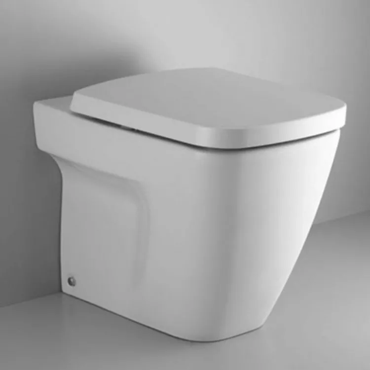 Mia wc a terra con sedile bianco lucido codice prod: J437100 product photo