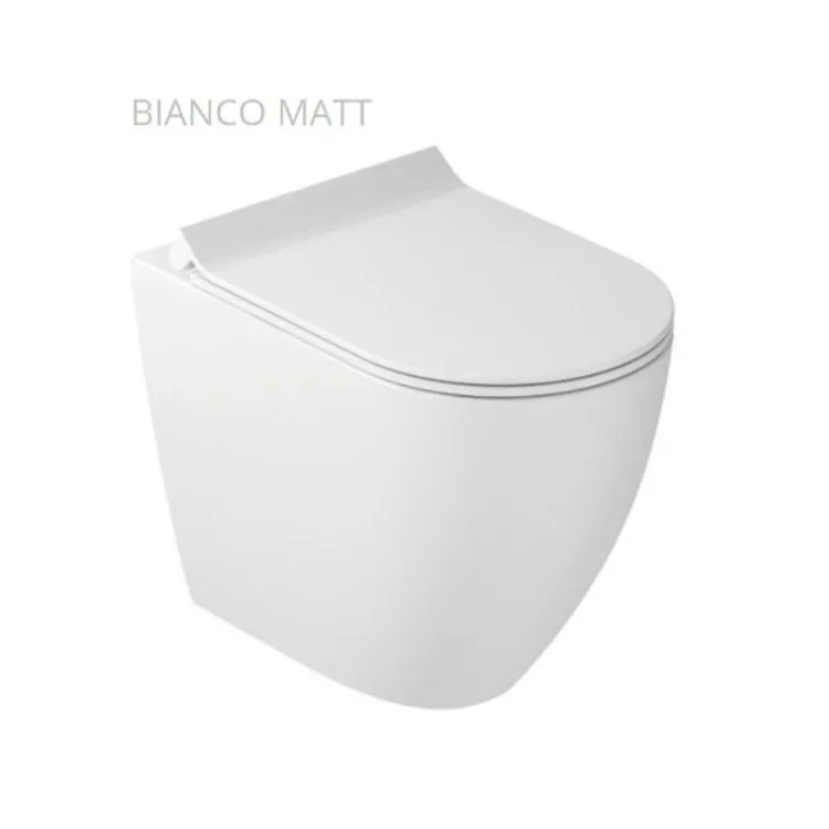 Dream wc a terra con scarico universale senza brida bianco lucido codice prod: 7327MT product photo