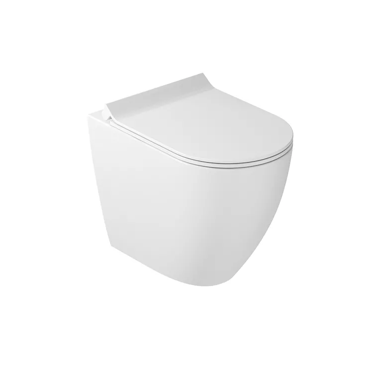 Dream wc a terra universale senza brida bianco lucido codice prod: 7327 product photo