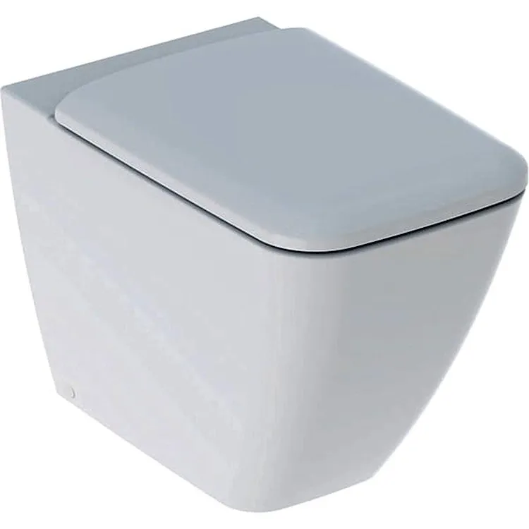 Icon square wc rimfree sedile quick release con fissaggi a pavimento 35x56 bianco codice prod: 500.825.00.1 product photo