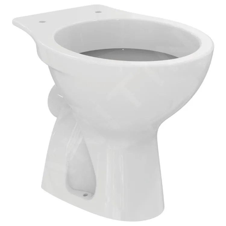 Eurovit wc a terra scarico a parete bianco lucido codice prod: W333101 product photo