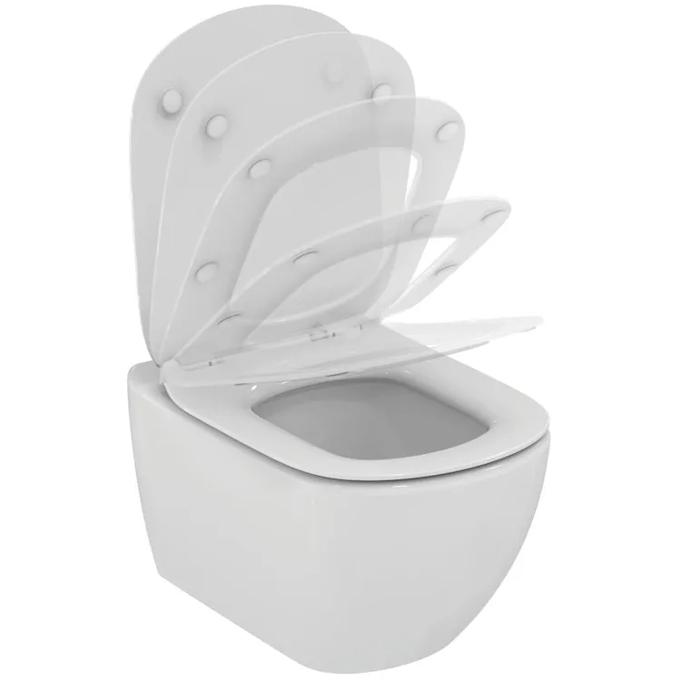 Tesi wc sospeso AcquaBlade&reg; con sedile rallentato bianco lucido codice prod: T354601 product photo